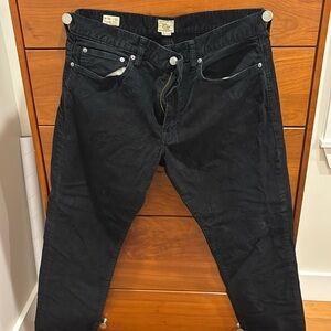 J.Crew five pocket cords style 770, waist 34, length 32 in black